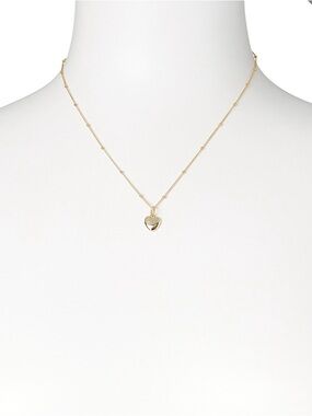 Gold Heart Pendant Necklace